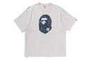 WILD LEOPARD PATTERN APE HEAD RELAXED FIT TEE