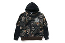 TREE EDGE CAMO LAYERED PULLOVER HOODIE