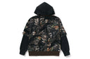 TREE EDGE CAMO LAYERED PULLOVER HOODIE